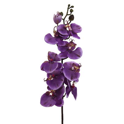 Kunstblume Orchideenzweig, lila, Höhe ca. 98 cm, 3 Stück Kunstblume Orchideenzweig, lila, Höhe ca. 98 cm, 3 Stück