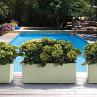 Euro 3 Plast Pflanzkasten 'Kebe', grün, ca. 99,5 x 39,5 x H 39,5 cm