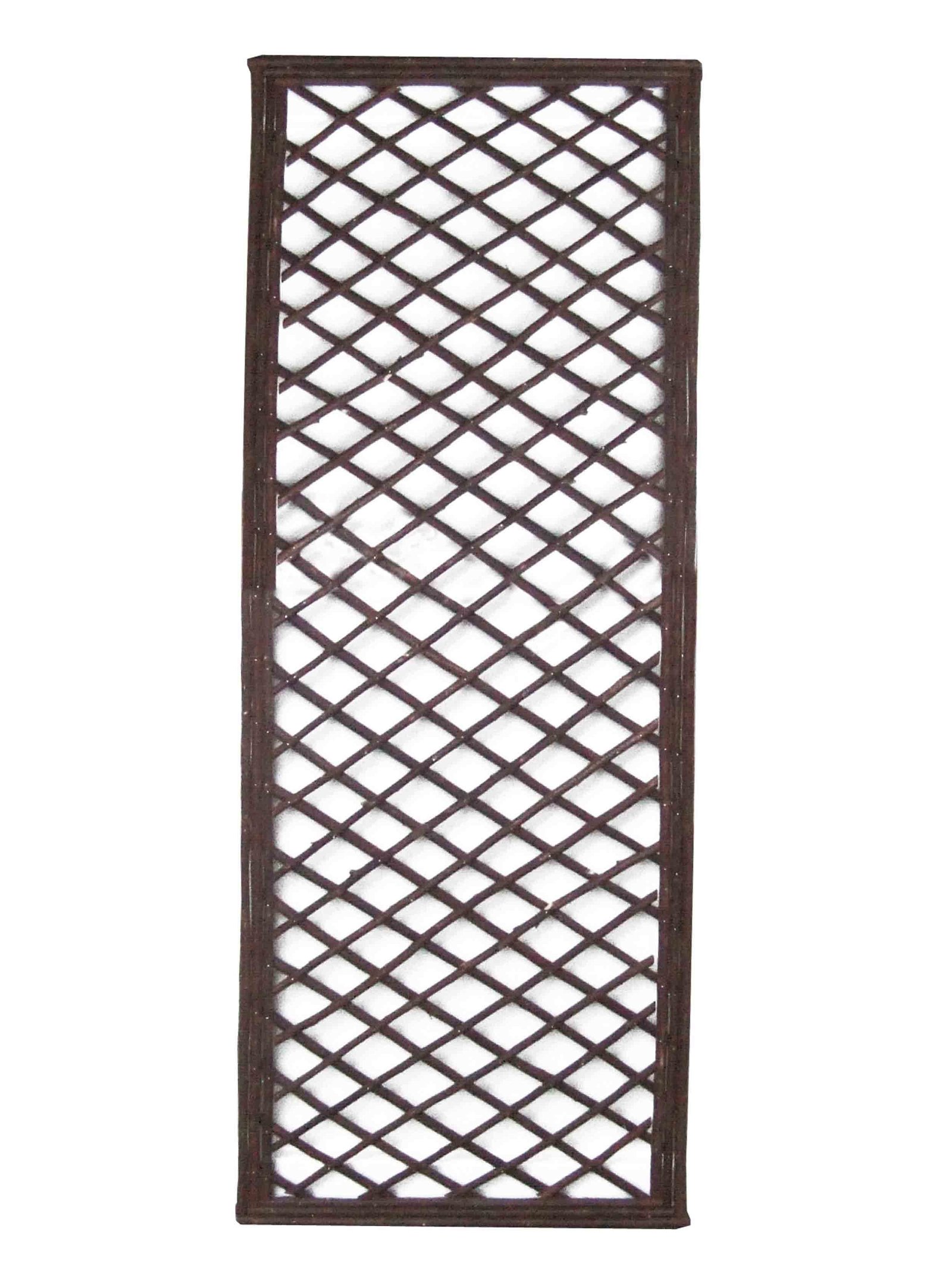 Weidenspalier mit Rahmen rechteckig, 120x45 cm