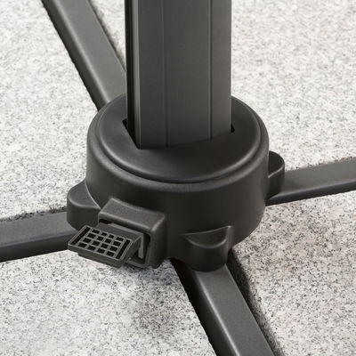 Pendelschirm, 'Rhodos Twist', ca. 300 x 300 cm