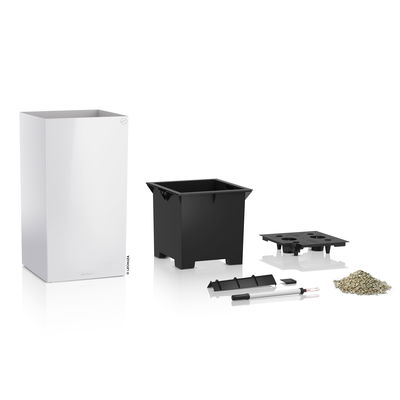 Lechuza 'Canto Premium 40 high', weiß, ca. 40 x 40 x H 76 cm