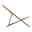 Lafuma Liegestuhl 'Maxi Transat', orange