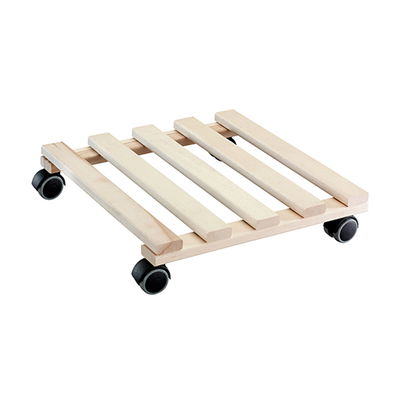 Pflanzenroller Paletti Buche, mit 4 Doppelrollen in schwarz, ca. 35x35 cm Pflanzenroller Paletti Buche, mit 4 Doppelrollen in schwarz, ca. 35x35 cm