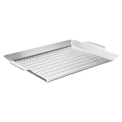 Tramontina Churrasco Grillschale, Edelstahl, ca. 48 x 32 x 3,6 cm