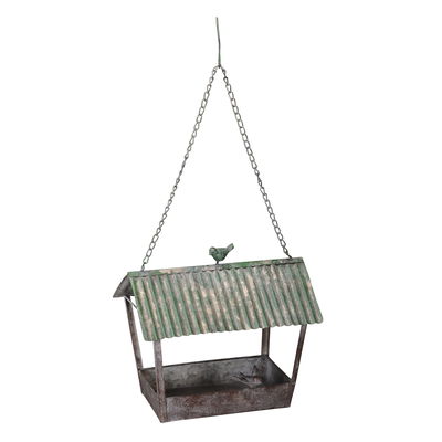 Futterhaus, Eisen, ca. 32 x 22 x H27 cm Futterhaus, Eisen, ca. 32 x 22 x H27 cm