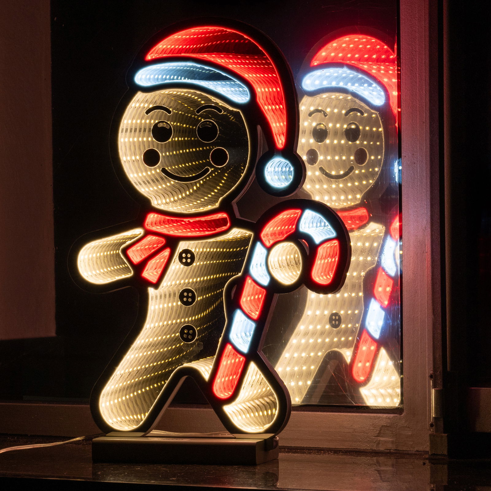 LED-Lebkuchenmann, Infinity, Höhe ca. 38 cm