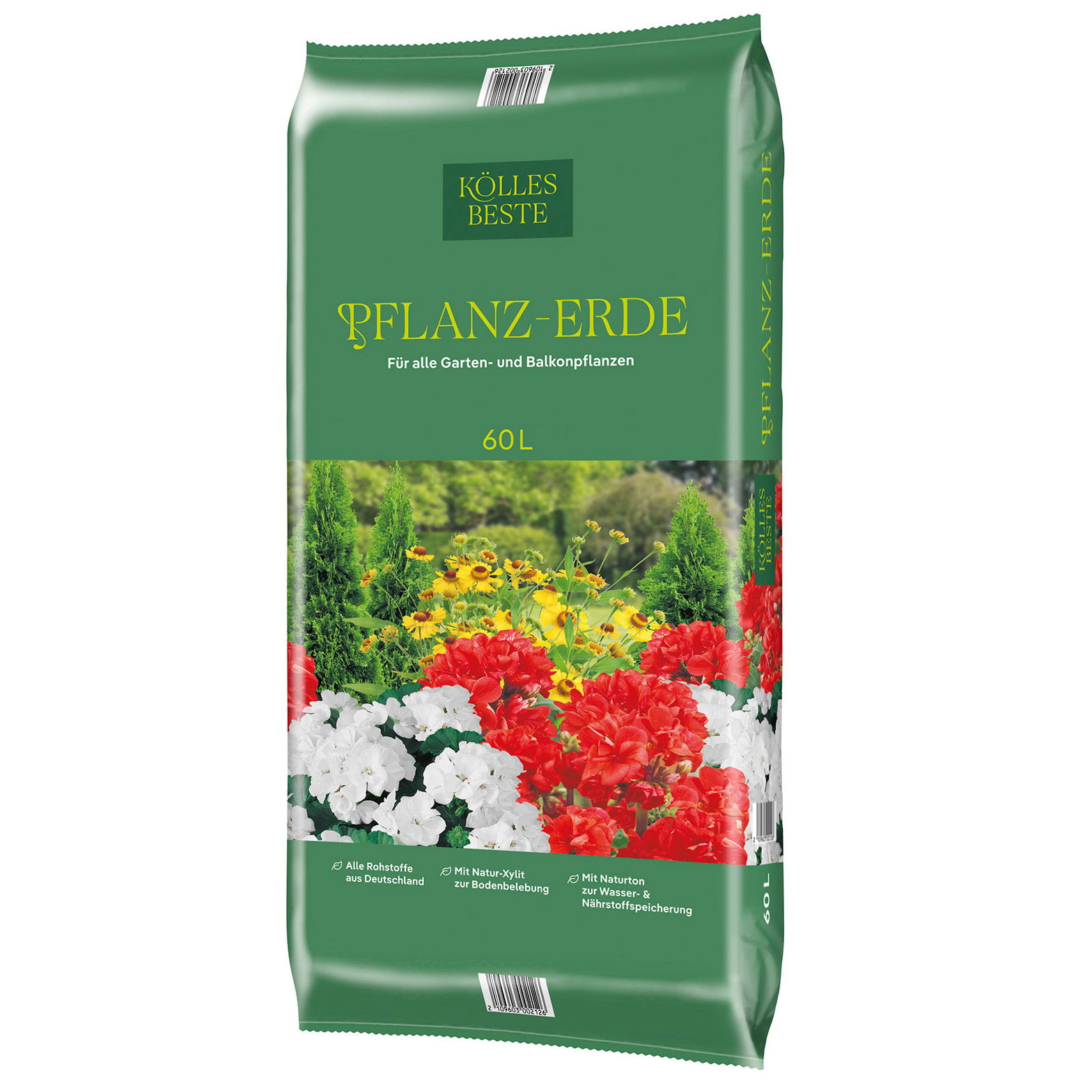 Kölles Beste Pflanzerde, torfreduziert 60 Liter