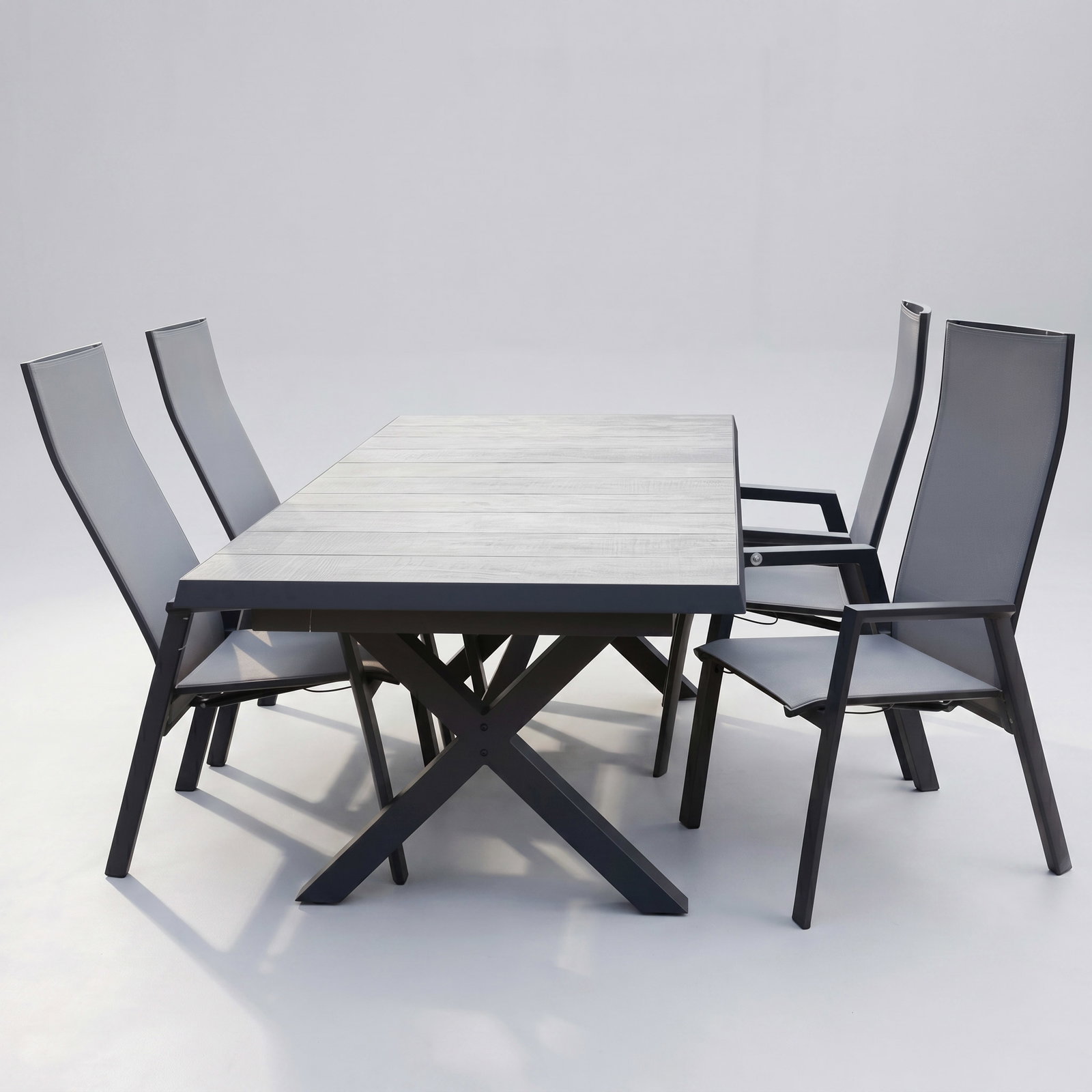 Ausziehtisch Jersey ca. 163/203x93x76,5 cm