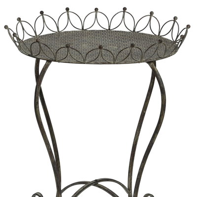 Beistelltisch, grau-braun, ca. 53 x 40 x H 68 cm