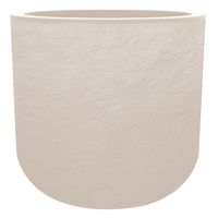 Eda Pflanzgefäß 'Volcania Up Egg', beige, ca. Ø 38 x H 36 cm