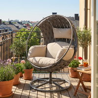 Drehsessel 'Houston' inkl. Kissen, anthrazit