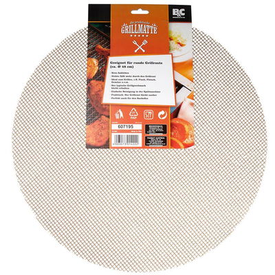 Back- und Ofenmatte, wiederverwendbar, rund, 48 cm, antihaftbeschichtet Back- und Ofenmatte, wiederverwendbar, rund, 48 cm, antihaftbeschichtet