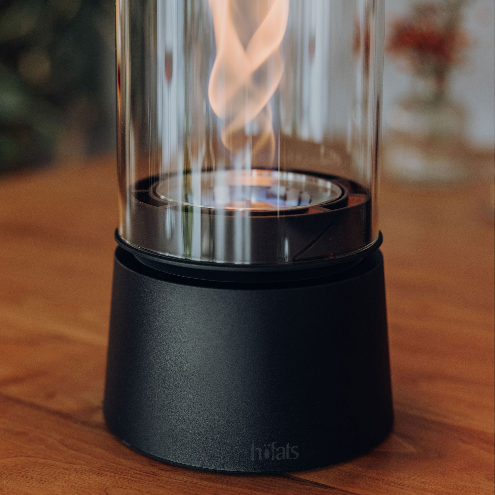 Höfats Tischfeuer Spin Air 1200, mattschwarz