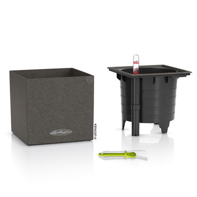 Lechuza 'Canto Stone 14', graphitschwarz, ca. 14 x 14 x H 13,5 cm Lechuza 'Canto Stone 14', graphitschwarz, ca. 14 x 14 x H 13,5 cm