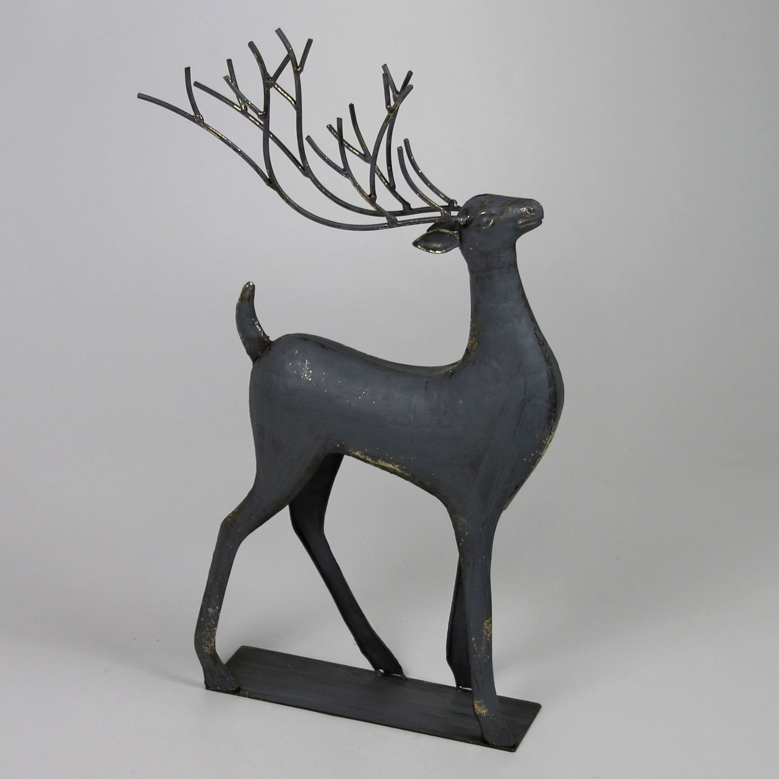 Hirsch, grau, Höhe ca. 48 cm