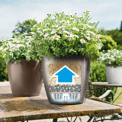 Lechuza 'Classico Color 18', weiß, ca. Ø 19 x H 17 cm