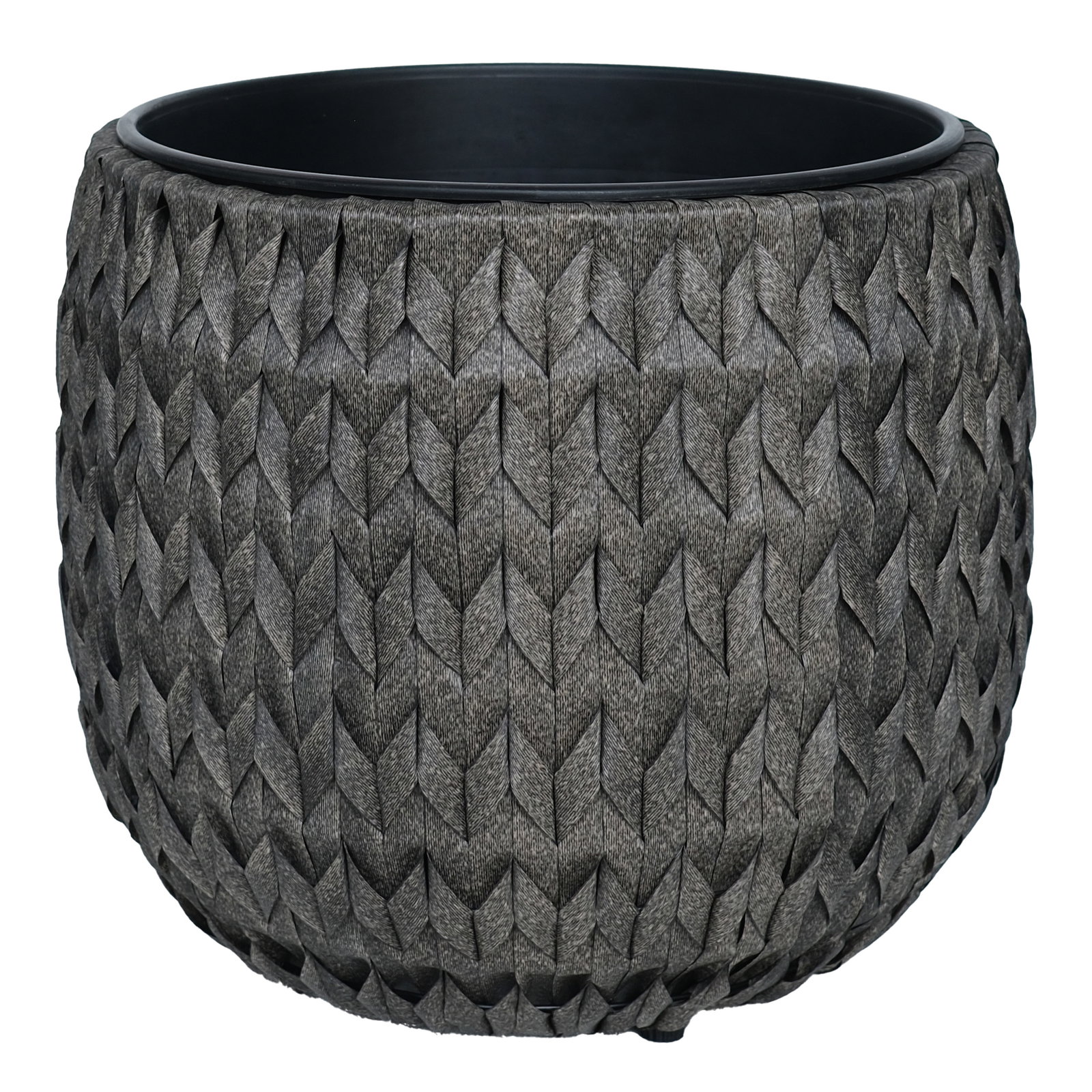 Pflanzkorb 'Kanpur', anthrazit, ca. 43 x H 44 cm Pflanzkorb 'Kanpur', anthrazit, ca. 43 x H 44 cm