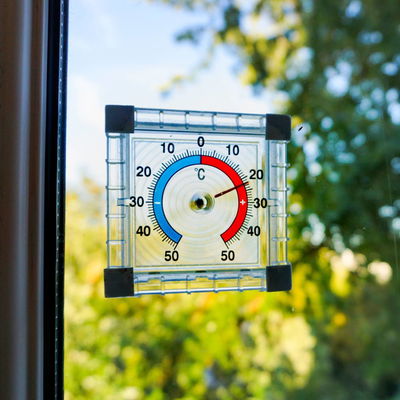 Fensterthermometer 7,5 cm Fensterthermometer 7,5 cm