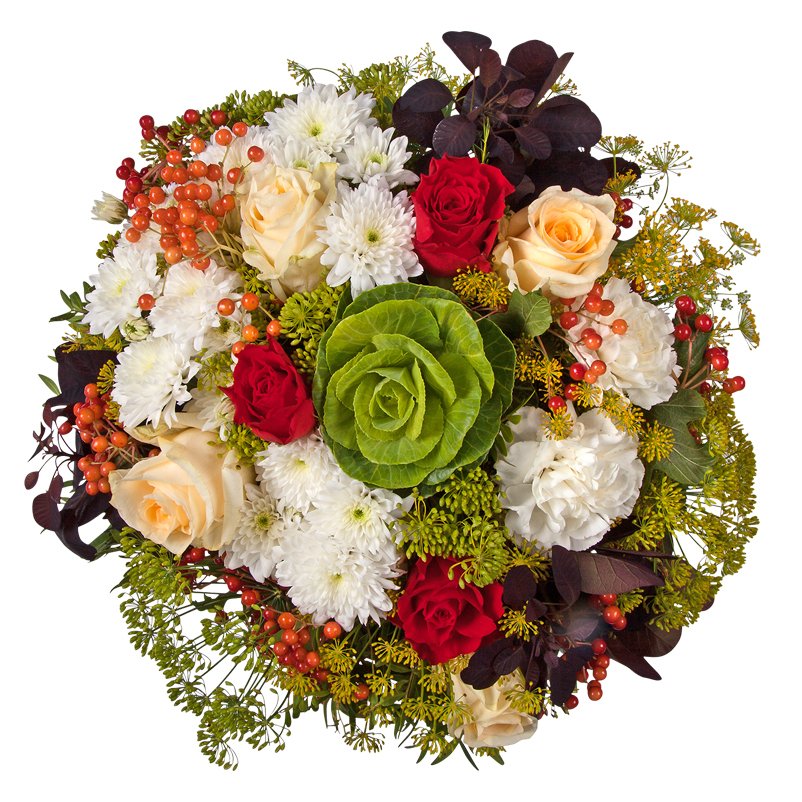 Blumenstrauß 'Viele Glückwünsche' inkl. gratis Grußkarte