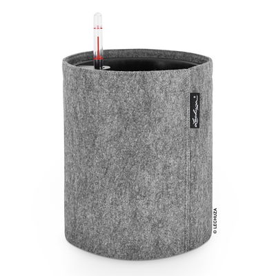 Lechuza 'Trendcover 23 Filz', dark grey, ca. Ø 23 x H 26,5 cm