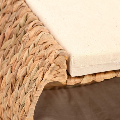 Silvio Design Katzenliege 'Otis', natur, Kissen in rohweiß Silvio Design Katzenliege 'Otis', natur, Kissen in rohweiß