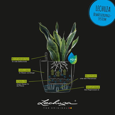 Lechuza 'Classico Color ECO 28', grau, ca. Ø 27,5 x H 26 cm Lechuza 'Classico Color ECO 28', grau, ca. Ø 27,5 x H 26 cm