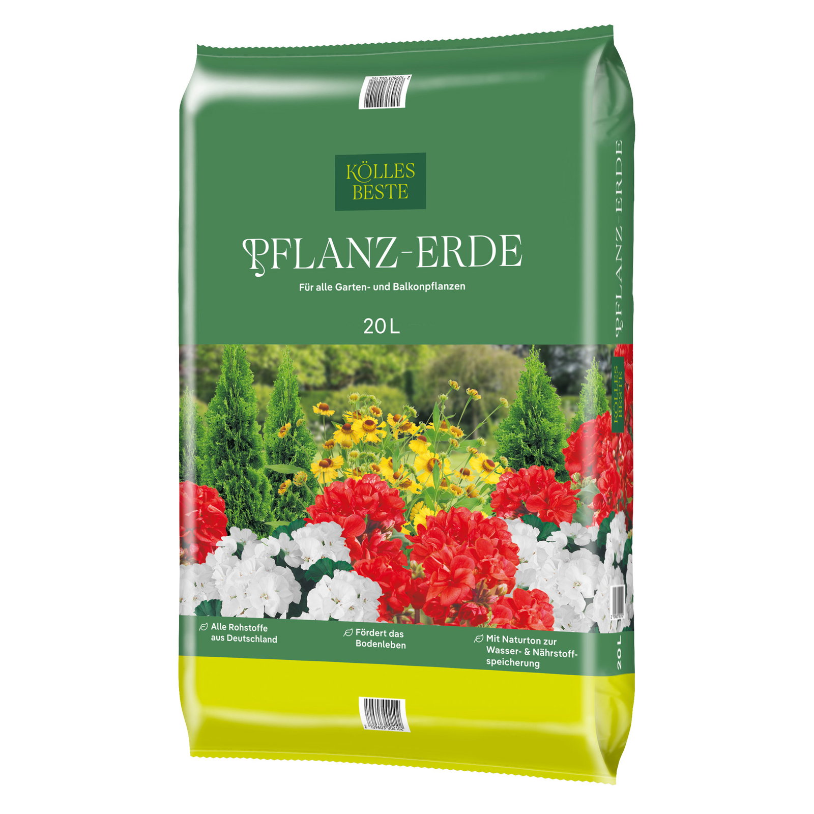 Kölles Beste Pflanzerde, torfreduziert, 20 Liter