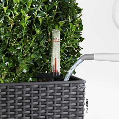 Lechuza 'Cubico Cottage 30', lichtgrau, ca. 30 x 30 x H 56 cm