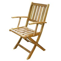 Klappsessel 'Nancy', FSC-zertifiziertes Akazienholz, 90 x 54,5 x 59,5 cm