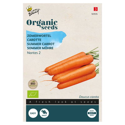 Gemüsesamen, Sommer-Möhre 'Nantes 2', orange Gemüsesamen, Sommer-Möhre 'Nantes 2', orange
