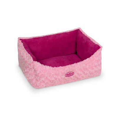 Nobby Komfort Bett eckig 'Arusha', pink, ca. 45 x 40 x 18 cm Nobby Komfort Bett eckig 'Arusha', pink, ca. 45 x 40 x 18 cm