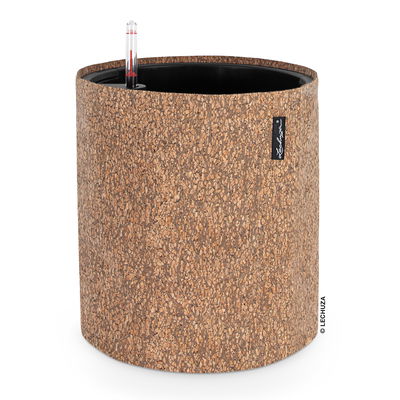 Lechuza 'Trendcover 32 Kork', dark natural, ca. Ø 32 x H 33 cm