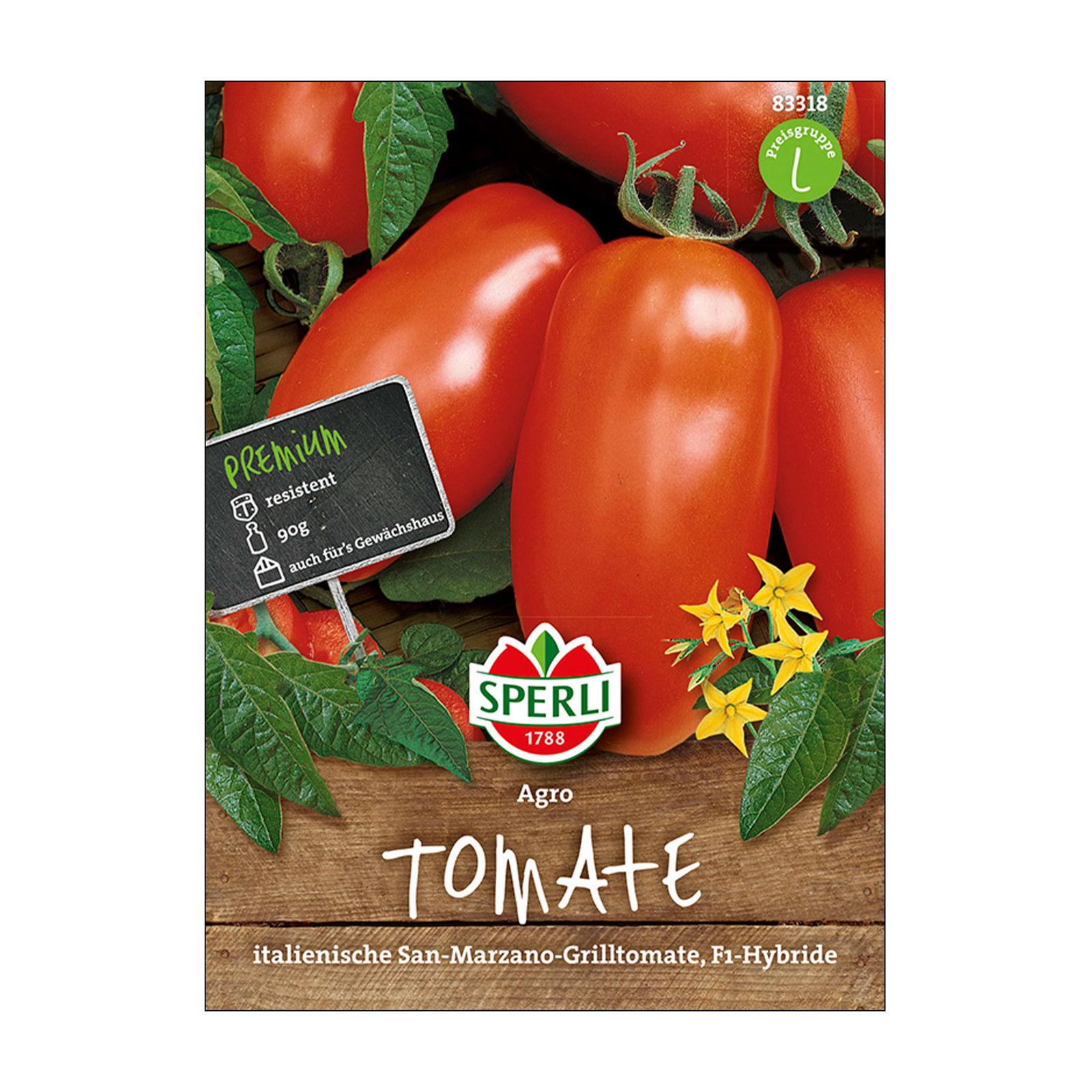 Gemüsesamen, Tomaten 'Agro' F1
