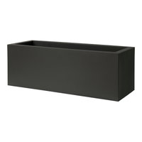 Euro 3 Plast Pflanzkasten 'Kube', perlschwarz, ca. 100 x 40 x H 40 cm Euro 3 Plast Pflanzkasten 'Kube', perlschwarz, ca. 100 x 40 x H 40 cm