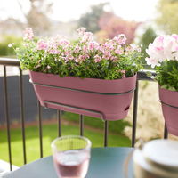 Elho Pflanzgefäß 'Vibia Campana All-in-1', rosa, ca. L70 x B26 x H18 cm