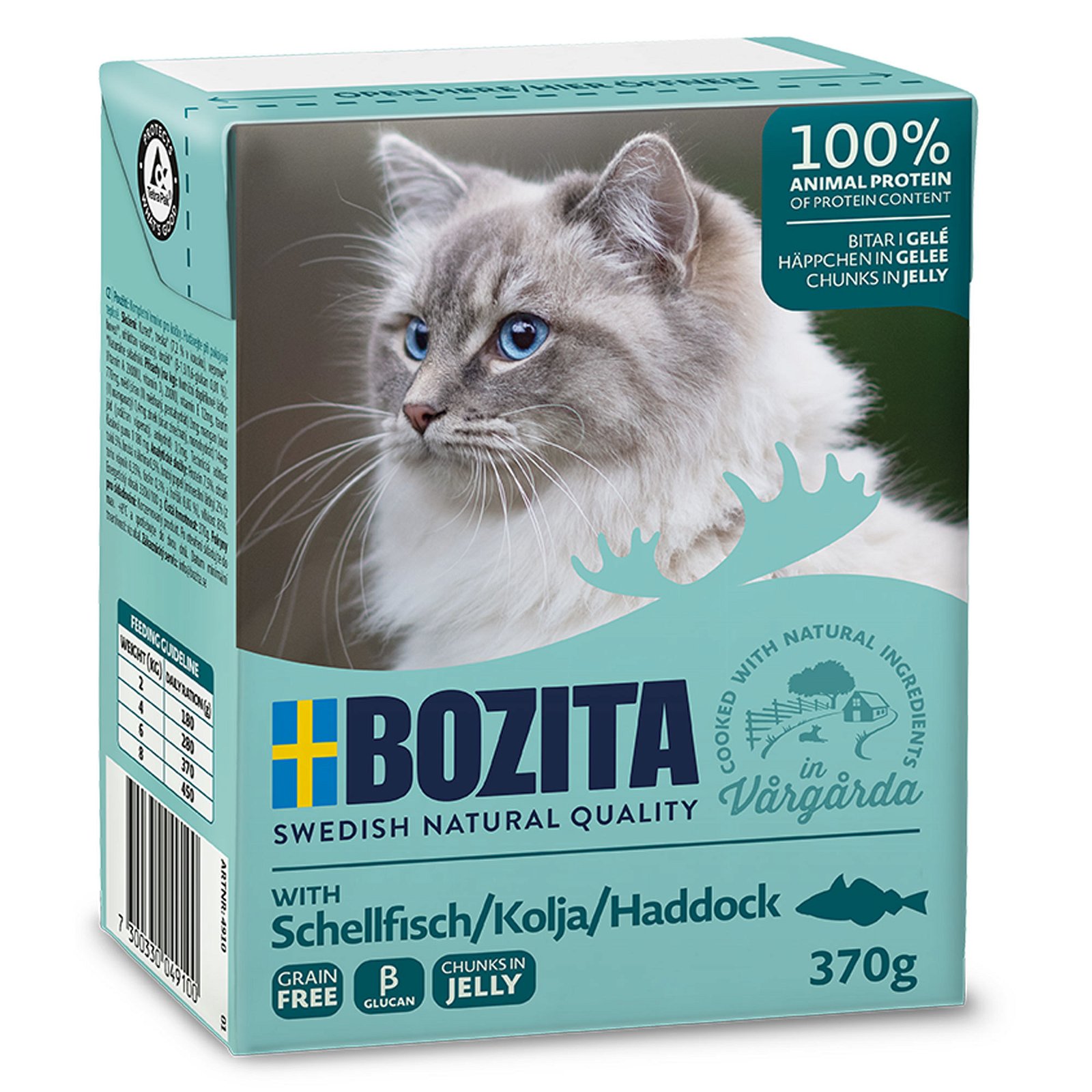 Bozita Katzenfutter, Schellfisch, 370 g