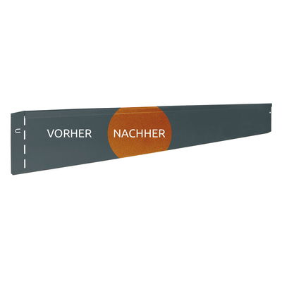 Rasenkante 'Corten', edelrost, H13 x L118 cm Rasenkante 'Corten', edelrost, H13 x L118 cm