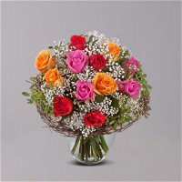 Blumenstrauß 'Mit Liebe' inkl. gratis Grußkarte