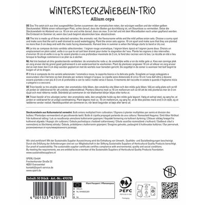 Sperli Wintersteckzwiebeln Trio, 50 Zwiebeln Sperli Wintersteckzwiebeln Trio, 50 Zwiebeln