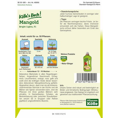 Kölles Beste Gemüsesamen Mangold 