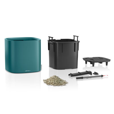 Lechuza 'Pila Color Planter', petrolblau, ca. 35 x 35 x H 32,5 cm Lechuza 'Pila Color Planter', petrolblau, ca. 35 x 35 x H 32,5 cm