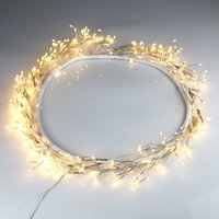 LED Kranz, warmweiß, 460 LEDs, weiß, ca. Ø 45 cm