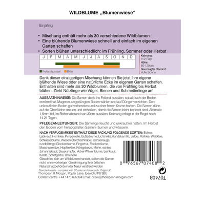 Wildblume Wiesenland / 30 Wildblumen, einjährig, pflegeleicht