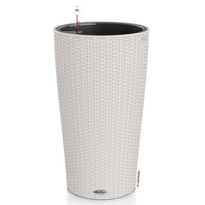 Lechuza 'Cilindro Cottage 32', lichtgrau, ca. Ø 32 x H 56 cm