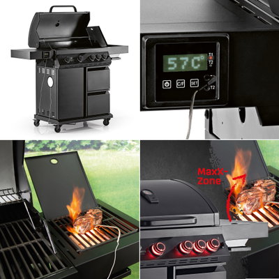 Landmann Gasgrill Cool Black 4.1 maxX, schwarz Landmann Gasgrill Cool Black 4.1 maxX, schwarz