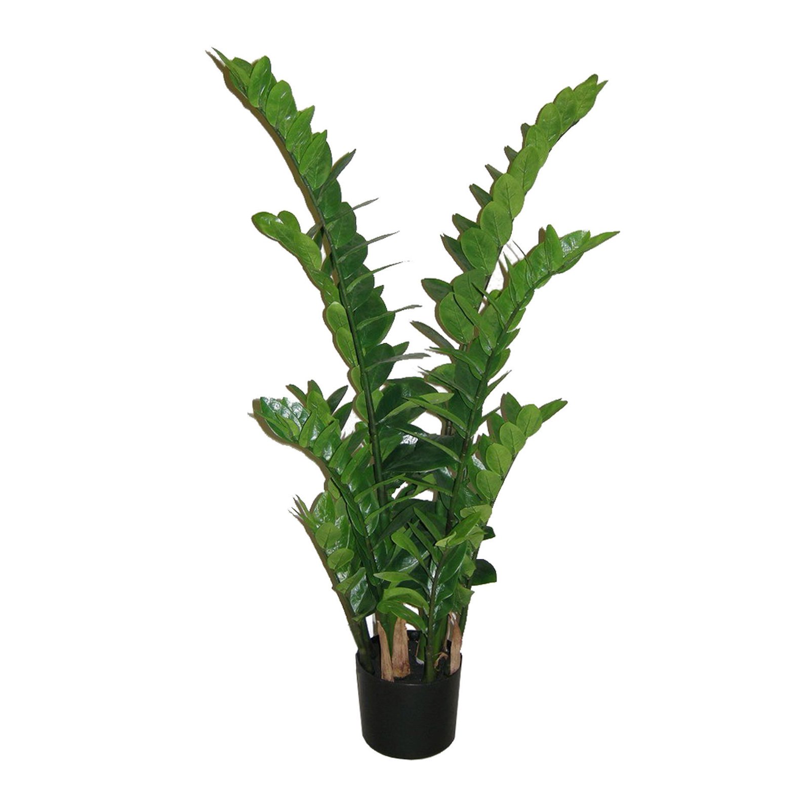 Kunstpflanze Zamifolia im Kunststofftopf, 220 Blätter, grün, ca. 110 cm