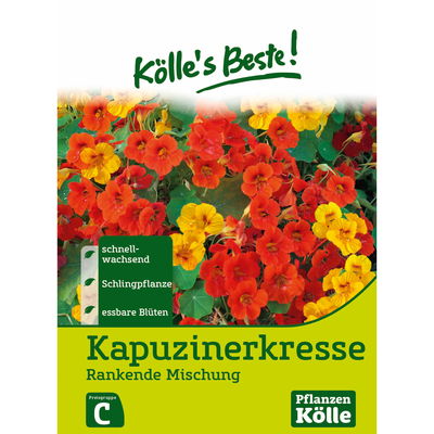Kölles Beste Blumensamen Kapuzinerkresse rankend Mix
