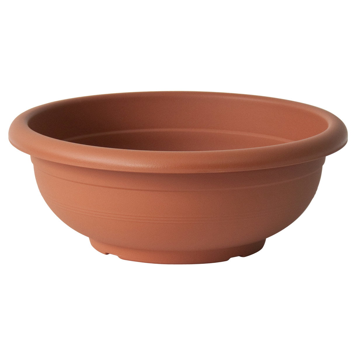 Euro 3 Plast Pflanzschale 'Olimpo', terra, ca. Ø 40 x H 15 cm Euro 3 Plast Pflanzschale 'Olimpo', terra, ca. Ø 40 x H 15 cm