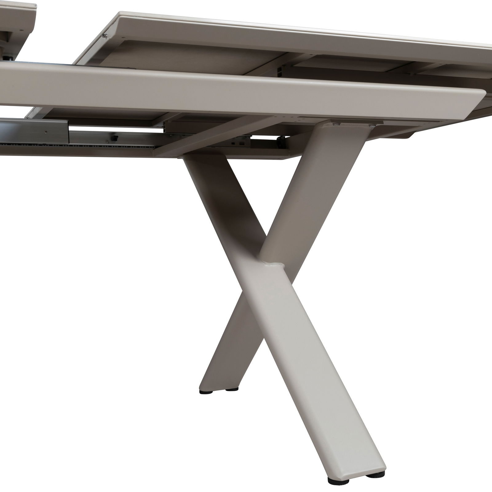 Kölle Ausziehtisch 'Taunus', mokka, ca. 240-300 x 100 x H 78 cm