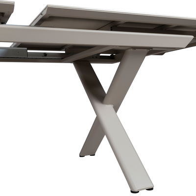 Kölle Ausziehtisch 'Taunus', mokka, ca. 240-300 x 100 x H 78 cm